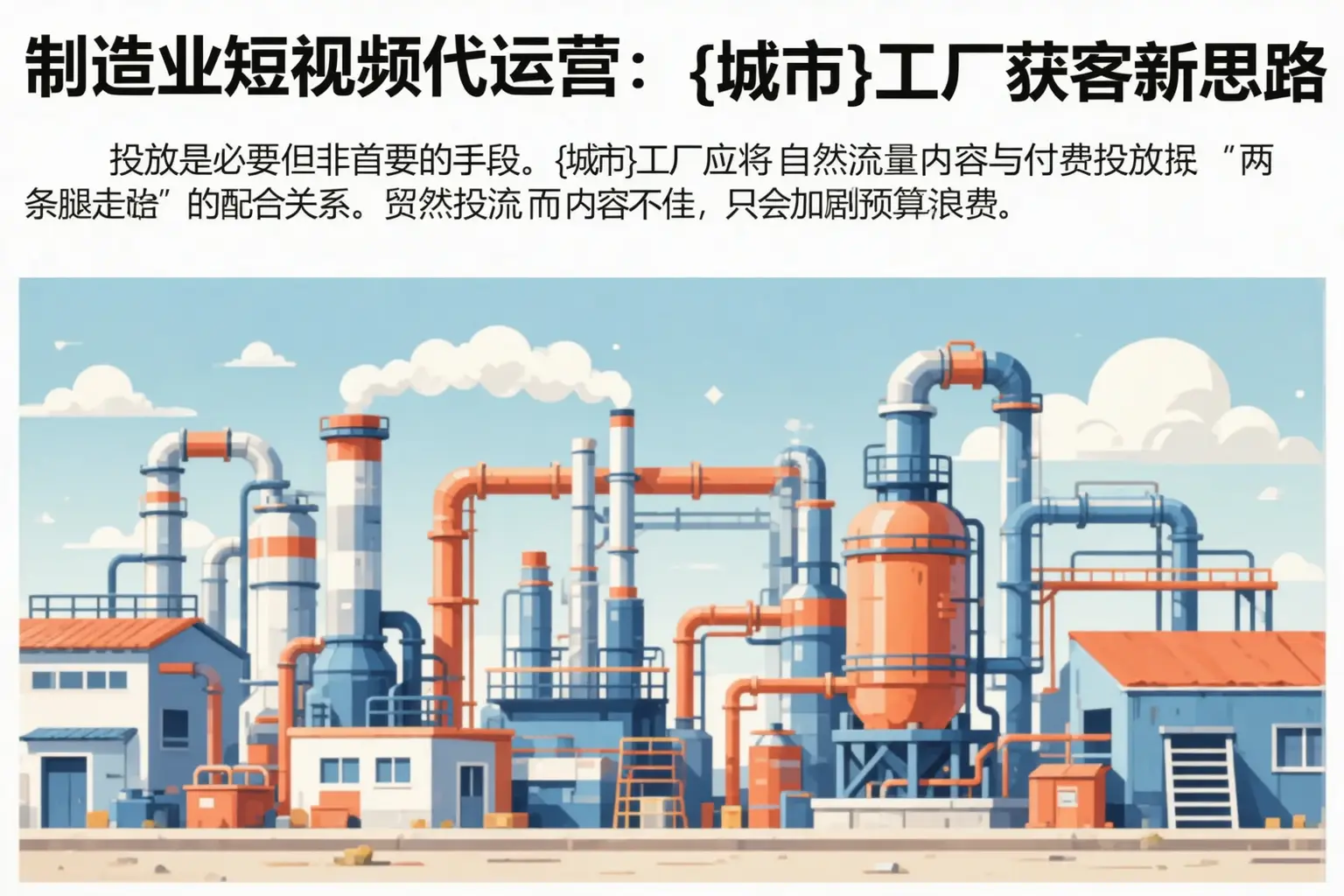 制造业短视频代运营:班玛工厂获客新思路